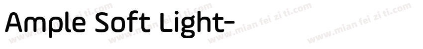 Ample Soft Light字体转换